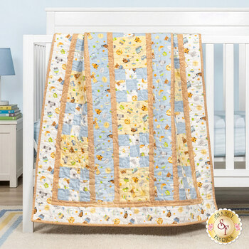  Patchwork Baby Quilt Kit - Special Delivery Flannel, Image