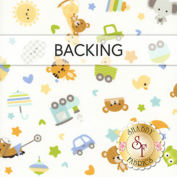  Patchwork Baby Quilt Kit - Special Delivery Flannel - Backing 1-3/4 yds, Image