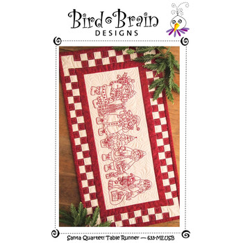 Santa Quartet! Machine Embroidery USB