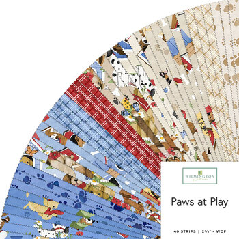 Paws at Play  40 Karat Crystals by Susan Winget for Wilmington Prints, Image