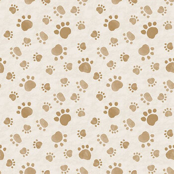 Paws at Play 39922-222 Cream by Susan Winget for Wilmington Prints, Image
