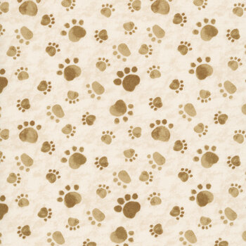Paws at Play 39922-222 Cream by Susan Winget for Wilmington Prints