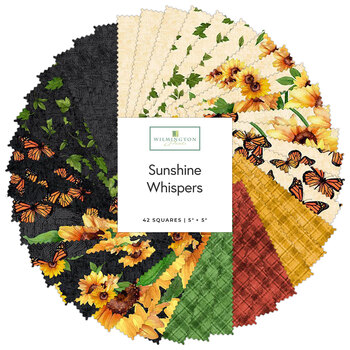 Sunshine Whispers  5 Karat Crystals by Bruce Park Licensing for Wilmington Prints, Image