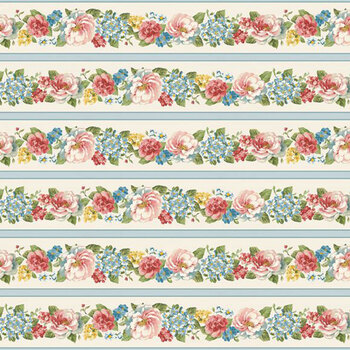 Blushing Meadow  Yardage by Danhui Nai for Wilmington Prints, Image