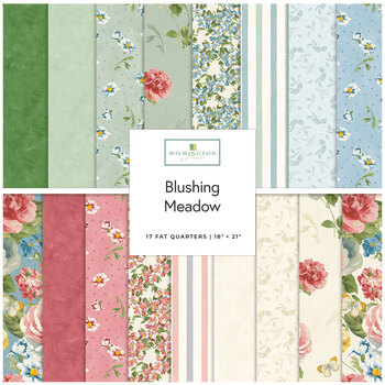 Blushing Meadow  17 FQ Set by Danhui Nai for Wilmington Prints, Image