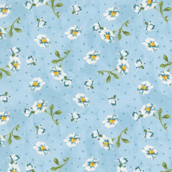 Blushing Meadow 89305-415 Blue by Danhui Nai for Wilmington Prints