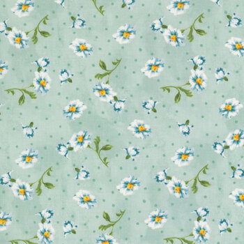 Blushing Meadow 89305-715 Green by Danhui Nai for Wilmington Prints