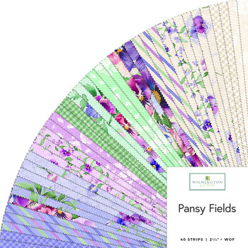 Pansy Fields  40 Karat Crystals by Bruce Park Licensing for Wilmington Prints, Image