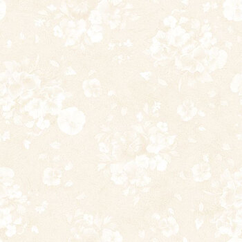 Pansy Fields 28666-212 Cream by Bruce Park Licensing for Wilmington Prints, Image