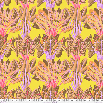 Kaffe Fassett - From The Archives PWGP128.YELLOW Chard - Yellow by Kaffe Fassett for FreeSpirit Fabrics, Image