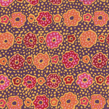 Kaffe Fassett - From The Archives PWGP058.OCHRE Samarkand - Ochre by Kaffe Fassett for FreeSpirit Fabrics, Image