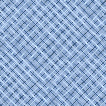 Paws at Play 39923-444 Blue by Susan Winget for Wilmington Prints, Image