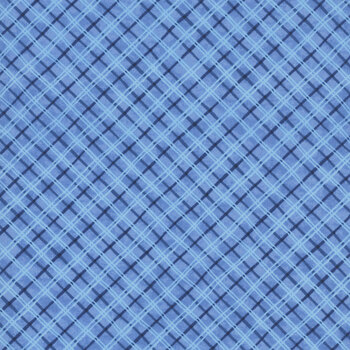 Paws at Play 39923-444 Blue by Susan Winget for Wilmington Prints