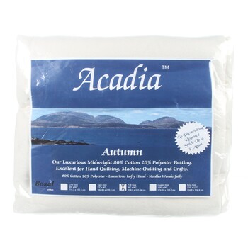 Acadia Premium 80% Cotton 20% Polyester Batting 4oz 90in x 96in, Image