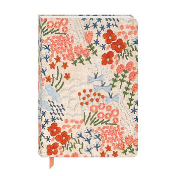 Embroidered Fabric Journal