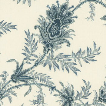 Breathtaking Blues 44401-11 Porcelain by 3 Sisters for Moda Fabrics, Image