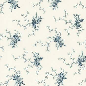 Breathtaking Blues 44402-11 Porcelain by 3 Sisters for Moda Fabrics, Image