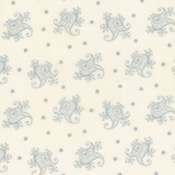Breathtaking Blues 44405-11 Porcelain by 3 Sisters for Moda Fabrics, Image