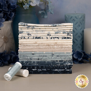 Breathtaking Blues  30 FQ Set by 3 Sisters for Moda Fabrics - RESERVE, Image