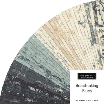 Breathtaking Blues  Jelly Roll by 3 Sisters for Moda Fabrics - RESERVE, Image