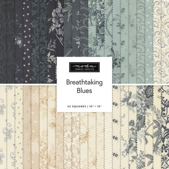 Breathtaking Blues  Layer Cake by 3 Sisters for Moda Fabrics - RESERVE, Image