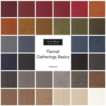 Flannel Gatherings Basics  Yardage by Primitive Gatherings for Moda Fabrics, Image