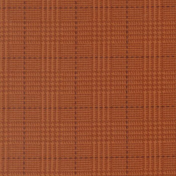 Flannel Gatherings Basics 49341-19F Pumpkin by Primitive Gatherings for Moda Fabrics, Image