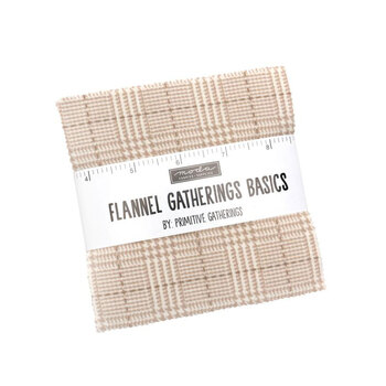 Flannel Gatherings Basics  Charm Pack by Primitive Gatherings for Moda Fabrics - RESERVE, Image