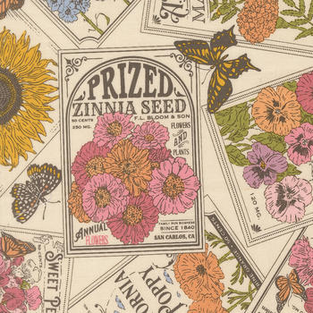 My Secret Garden 20981-11 Cloud by Stacy Iest Hsu for Moda Fabrics, Image