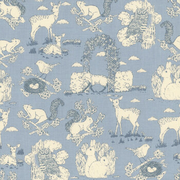 My Secret Garden 20983-22 Dusk by Stacy Iest Hsu for Moda Fabrics, Image
