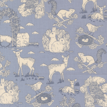 My Secret Garden 20983-22 Dusk by Stacy Iest Hsu for Moda Fabrics, Image