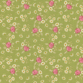 My Secret Garden 20985-18 Grass by Stacy Iest Hsu for Moda Fabrics, Image