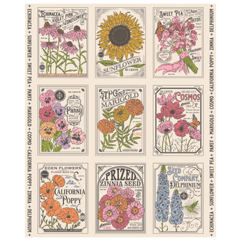 My Secret Garden 20988-11 Cloud Panel by Stacy Iest Hsu for Moda Fabrics, Image