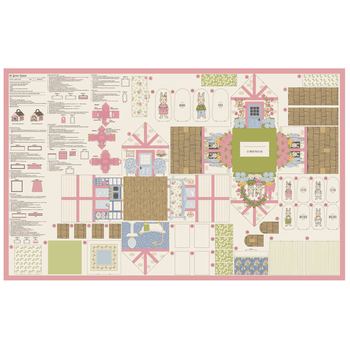 My Secret Garden 20989-11 Cloud Panel by Stacy Iest Hsu for Moda Fabrics, Image