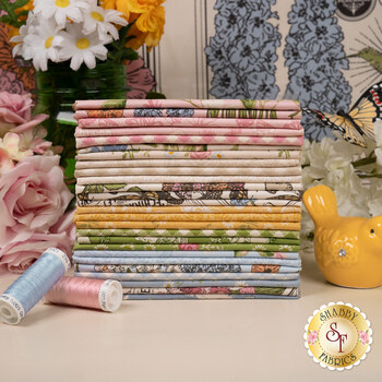 My Secret Garden  26 FQ Set + Panel by Stacy Iest Hsu for Moda Fabrics, Image