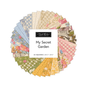 My Secret Garden  Mini Charm Pack by Stacy Iest Hsu for Moda Fabrics, Image