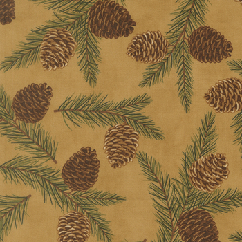 Northwoods Lodge 56191-12 Fawn by Deb Strain for Moda Fabrics, Image