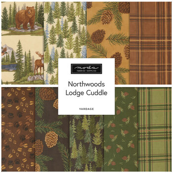 Northwoods Lodge Cuddle  Yardage by Deb Strain for Moda Fabrics, Image