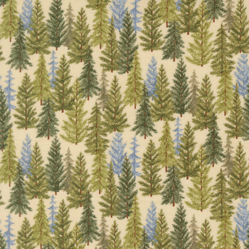 Northwoods Lodge Cuddle 56192-11QC Natural by Deb Strain for Moda Fabrics, Image