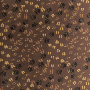 Northwoods Lodge Cuddle 56194-14QC Mud by Deb Strain for Moda Fabrics, Image