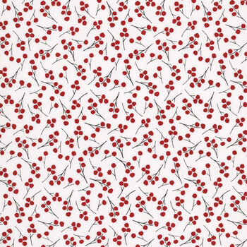 Snow Folks 2705-08 Red by Barb Tourtillotte for Henry Glass Fabrics
