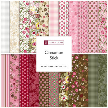 Cinnamon Stick  22 FQ Set by Color Principle for Henry Glass Fabrics, Image