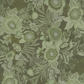Bloom Boutique 108" Wide 2551-66 Green by Color Principle for Henry Glass Fabrics