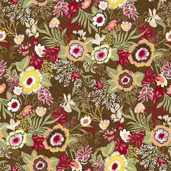 Cinnamon Stick 2549-33 Brown by Color Principle for Henry Glass Fabrics, Image