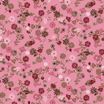 Cinnamon Stick 2547-22 Pink by Color Principle for Henry Glass Fabrics, Image