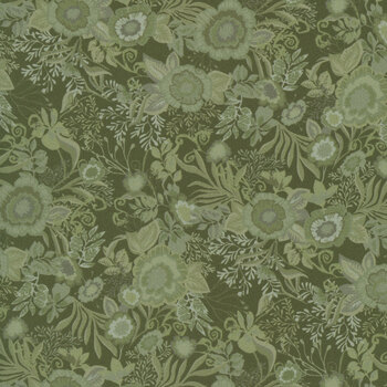 Cinnamon Stick 2545-66 Green by Color Principle for Henry Glass Fabrics