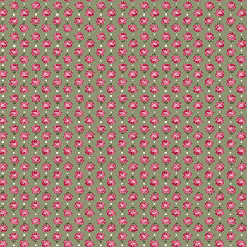 Cinnamon Stick 2544-66 Green by Color Principle for Henry Glass Fabrics, Image