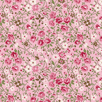 Cinnamon Stick 2541-22 Pink by Color Principle for Henry Glass Fabrics, Image