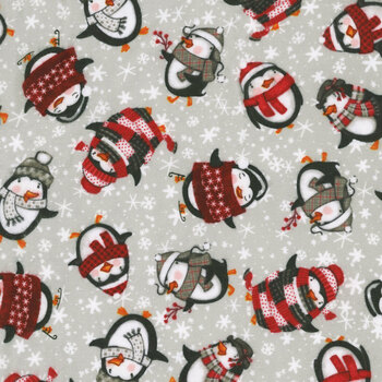 The Cool Club - Flannel 9331-91 Cloud by Art by Bella for Studio E Fabrics