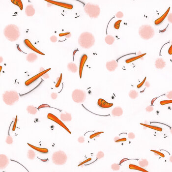 The Cool Club - Flannel 9332-03 White by Art by Bella for Studio E Fabrics